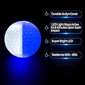 cheap 3D Night Lights-Led Golf Ball Flash Ball Golf Supplies Luminous Ball Practice Ball Luminous Ball