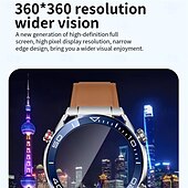 abordables Relojes inteligentes-Reloj inteligente x100 para hombres con llamada Bluetooth, reloj de pulsera con pantalla grande de 1,43 pulgadas, ECG, control de la salud y la glucosa en sangre, reloj inteligente deportivo para