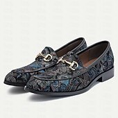 preiswerte Loafer aus hochwertigem Leder-Herren Loafer &amp; Slip On Formelle Schuhe Abendschuhe Leder Italienisches Vollnarbenleder Bequem Rutschfest Slipper Schwarz