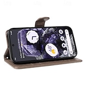 זול תיק טלפון אחר-טלפון מגן עבור גוגל Pixel 8 Pro Pixel 7 Pixel 6 מארז כרטיס ארנק מובלט מגן גוף מלא עם רצועת יד עֵץ פרפר TPU עור PU