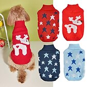 お買い得  セーター-犬用 猫用 セーター ジャンパー かわいいスタイル カジュアル 冬 ウォーム 高通気性 ソフト 洗濯可 快適 アウトドア カジュアル／普段着 犬服 for ビジョンフリーゼ ポメラニアン 赤ちゃんサイズ パピヨン Small