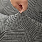 economico Copertura del divano futon-Copridivano letto senza braccioli in tessuto jacquard di 3 misure diverse, copridivano con decorazioni per Capodanno, protezione elasticizzata, copripanca elastico