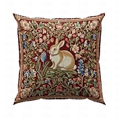 baratos estilo animal-1 pçs Veludo Cobertura de Almofada, Floral Animal Rústico Casual Quadrada Zíper Tradicional Clássico