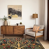 preiswerte Wohn- und Schlafzimmerteppiche-Inspiriert von William Morris, Teppich, Küchenmatte, rutschfeste, ölbeständige Bodenmatte, Wohnzimmerteppich, Innen- und Außenmatte, Schlafzimmerdekoration, Badezimmermatte, Eingangsteppich,