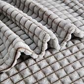 cheap Blankets &amp; Throws-Thickened Solid Color Pineapple Checked Flannel Blanket Coral Velvet Sofa Cover Blanket Air Conditioning Blanket Nap Blanket