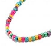 baratos Acessórios e mais-Colar Brinco Colar Brincos Retro Vintage Boêmio Boho Liga Para Cosplay Mulheres Jóias de fantasia Jóias da moda