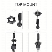 economico Strumenti e accessori-Testa per parrucca da 22 pollici/supporto treppiede con testa in telatesta di manichino per parruccheset di blocco testa per manichinoespositore con cappucci per parrucca70 t &amp;set di perni c2 pettini2