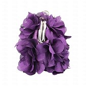 abordables Sacs-Femmes Pochette Sac de soirée Satin Soirée Saint-Valentin Strass Chaîne Couleur Unie Violet
