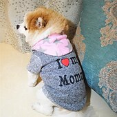 economico Felpe con cappuccio-Cane Gatto Felpa con cappuccio Moda Carino Inverno Caldo Morbido Lavabile Confortevole All&#039;aperto Sportivo Abbigliamento per Cani for Bichon Frisé Barboncino Volpino di Pomerania Cucciolo Papillon