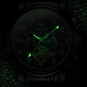 お買い得  クォーツ腕時計-新しい Olevs ブランド メンズ ビジネス ウォッチ デジタル スケール 光学式 クロノグラフ 多機能 クォーツ ウォッチ 防水 シンプル スポーツ メンズ ウォッチ