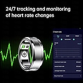 זול צמידים חכמים-r3 smart watch smart band כושר צמיד בלוטות&#039; ניטור טמפרטורה מד צעדים גשש שינה תואם אנדרואיד ios נשים גברים צעד גשש ip68 18.1 מ&quot;מ 19.8 מ&quot;מ 20.6 מ&quot;מ קוטר פנימי טבעת