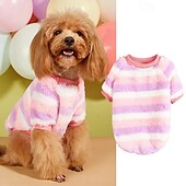abordables Ropa y Accesorios para Perros-Perros Gatos Sudadera Estilo lindo Casual Invierno Templado Transpirable Suave Lavable Cómodo Exterior Casual Diario Ropa para perros for Bichón Frisé Pomerania Animal doméstico del bebé Mariposa