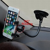 ieftine Suport Auto-suport telefonic Suport telefon pentru tabloul de bord Rotativ Ajustabil Detașabil Suport pentru telefon pentru Birou Mașină Camion auto Compatibil cu Toate telefoanele mobile Accesorii de Mobil