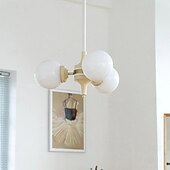 cheap Cluster Design-LED Pendant Light 3/5/8-Light Warm Light Color  3 Light Color Globe Design Classic Style Traditional Style Dining Room Bedroom Pendant Lamps 110-240V