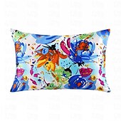 baratos Lençóis e fronhas-Fronha 100% seda amoreira 16 momme seda natural dupla face, capa de fronha com estampa floral de 1 peça com fecho de zíper oculto, cuidados de beleza hipoalergênicos