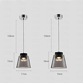 cheap Island Lights-11 cm Single Design Island Design Pendant Light Acrylic Acrylic Painted Finishes Modern Nordic Style 110-120V 220-240V