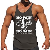Voor heren Spier Grafisch Wie mooi wil zijn moet pijn lijden Singlet Vest Top Mouwloos T-shirt voor heren Mouwloos T-shirt 3d printen Strakke ronde hals Overhemd Sport Dagelijks Ontwerper voordelige Sport- en gym-T-shirts-Voor heren Spier Grafisch Wie mooi wil zijn moet pijn lijden Singlet Vest Top Mouwloos T-shirt voor heren Mouwloos T-shirt 3d printen Strakke ronde hals Overhemd Sport Dagelijks Ontwerper