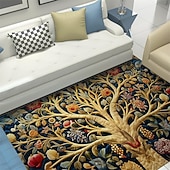 cheap Area Rugs-Tree of Life Vintage Area Rug Kitchen Mat Non-Slip Oil Proof Floor Mat Livingroom Rug Indoor Outdoor Mat Bedroom Decor Bathroom Mat Entrance Rug Door Mat