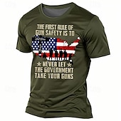 abordables T-shirt patriotique pour vétérans-Jour des anciens combattants T-shirt homme Patriote Patriotique Vétéran Drapeau américain Soldat T-shirt à manches courtes T-shirt Impression 3D Col rond Chemise Quotidienne Décontractée Rue Style