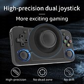 cheap Game Consoles-ANBERNIC RG35XX H Handheld Game Console, 3.5 Inch HD Screen Portable Audio Video Player, Double Rocker Handheld Retro Game Console