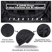 economico Parrucche trendy sintetiche-Parrucca ramata con frangia parrucche morbide e ondulate lunghe per le donne parrucca sintetica riccia sostitutiva per costumi di Halloween parrucche per feste cosplay