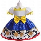 levne Dívčí kostýmy-Příběh hraček Princeznovské Tracy Šaty Kostým cosplay Filmové kostýmy for Dívčí Dětské Karneval Výkon Párty
