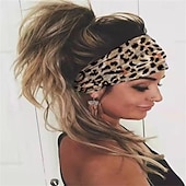 abordables Accesorios para el peinado del cabello-Diadema elástica ancha para mujer, diadema deportiva para yoga, banda para el pelo