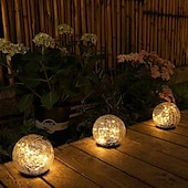 levne Zahradní osvětlení-solární lední hokej pohřbená lampa trávník vložená lampa venkovní nádvoří zahrada krok atmosféra dekorace led crack lampa