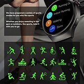 Χαμηλού Κόστους Smartwatch-696 MT26 Εξυπνο ρολόι 1.43 inch Έξυπνο ρολόι Bluetooth ΗΚΓ + PPG Βηματόμετρο Υπενθύμιση Κλήσης Συμβατό με Android iOS Γυναικεία Άντρες Κλήσεις Hands-Free Υπενθύμιση Μηνύματος IP 67 Θήκη ρολογιού 47mm
