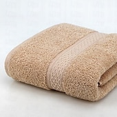 cheap Towel Sets-Large Bath Towel 140x70cm Hotel 100% Cotton Bath Towels Quick Dry, Super Absorbent Light Weight Soft Multi Colors Star Rated Hotel Company Gifts, Textiles
