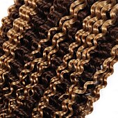 economico 1 fascio di intrecci di capelli umani-1 fascio di capelli umani in massa con onde profonde p4/27 per intrecciare fasci