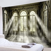 levne krajinářský gobelín-fantazie dům závěsný gobelín nástěnné umění velký gobelín nástěnná malba výzdoba fotografie pozadí přikrývka opona domácí ložnice dekorace obývacího pokoje