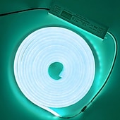 halpa LED-neonvalot-vedenpitävä joustava led-neon-nauhavalo teholla 12v ulkona silikoniköysi 5 m 16,4 ft 600 smd allasvalonauha sopii signature-baariin koti keittiö makuuhuone juhla joulukoristeet