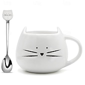 billige Fest utstyr-liten svart katt krus nordisk kreativ søt keramisk kopp kaffekopp par vannkopp