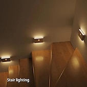 cheap Sensor Night Lights-Smart Sensor Night Light Led Infrared Light Sensor Night Light Typec Rechargeable Magnetic Wireless Sensor Night Light