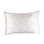 baratos Lençóis e fronhas-Fronha 100% seda amoreira 16 momme seda natural dupla face, capa de fronha com estampa floral de 1 peça com fecho de zíper oculto, cuidados de beleza hipoalergênicos
