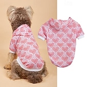 abordables Sweats à capuche-Chien Chat Pulls à capuche Mignon Occasionnel Hiver Respirant Doux Lavable Confortable Extérieur Décontracté Quotidien Vêtements pour Chiens for Bichon Frisé Spitz Nain Bébé Animal Papillon Petit