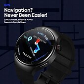 tanie Zegarki inteligentne-696 ThorUltra4 Inteligentny zegarek 1.43 in Smart Watch Phone 4G LTE Bluetooth Krokomierz Powiadamianie o połączeniu telefonicznym Pulsometry Kompatybilny z Android iOS Męskie GPS Odbieranie bez