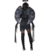 levne Ďáblové a andělé-Padlý anděl předvečer Všech svatých Cosplay kostým Úbory Andělé smrti cosplay Dospělé Dámské Karneval Plesová maškaráda Mardi Gras Párty Plesová maškaráda Jednoduché Halloweenské kostýmy Oblékněte se