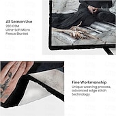 cheap Personalized Textiles-Customized Blanket Customized Blanket Blankets Personalized Gifts For Your Loves women/men present Personalized Valentine Gift Custom Made