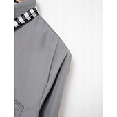 economico Camicie Button Down da uomo-Per uomo Camicie Camicia abbottonata Camicia non stirabile Maglietta informale Nero Bianco Rosa Borgogna Blu Manica lunga Color Block Tinta unita / tinta unita Collo ripiegabile Matrimonio Da mare
