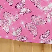 cheap Girl&#039;s 3D Vision &amp; Shining-Girls&#039; 3D Butterfly Pajamas Nightdress Pink Short Sleeve 3D Print Summer Active Fashion Cute Polyester Kids 3-12 Years Crew Neck Home Causal Indoor Regular Fit