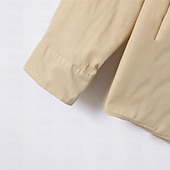 abordables camisas de hombre sin planchar-Hombre Camisa Camisa para Vestido Camisa de cuello Abotonar la camisa Bloque de color Boda Diario Bleu Ciel Negro Blanco Verde Claro Manga Larga Cuello Vuelto Primavera &amp; Otoño Ropa Retazos