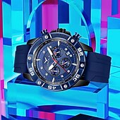 levne Quartz hodinky-ONOLA Pánské Křemenné Hodinky Sportovní Móda Volnočasové Náramkové Hodinky Svítící Kalendář Voděodolné Dekorační Silikonové Hodinky