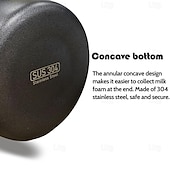 economico Serie Prima-brocca per schiuma di latte, brocca per vapore espresso da 350/600 ml, pentola a vapore per caffè espresso in acciaio inossidabile cappuccino latte art barista pentola a vapore per latte