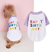 halpa Viilennysliivi ja paita-Koirat Kissat T-paita söpö tyyli Vapaa-aika Hengittävä Pehmeä Pestävä Mukava ulko- Rento / arki Koiran vaatteet for Bichon Frise Pomeranian Pienelle lemmikille papillon Small