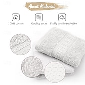 cheap Towel Sets-Large Bath Towel 140x70cm Hotel 100% Cotton Bath Towels Quick Dry, Super Absorbent Light Weight Soft Multi Colors Star Rated Hotel Company Gifts, Textiles