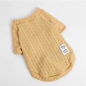 economico Maglioni-Cane Gatto Maglione Moda Carino Inverno Caldo Morbido Lavabile Confortevole All&#039;aperto Sportivo Abbigliamento per Cani for Bichon Frisé Barboncino Volpino di Pomerania Cucciolo Papillon