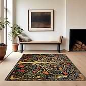 preiswerte Wohn- und Schlafzimmerteppiche-Inspiriert von William Morris, Teppich, Küchenmatte, rutschfeste, ölbeständige Bodenmatte, Wohnzimmerteppich, Innen- und Außenmatte, Schlafzimmerdekoration, Badezimmermatte, Eingangsteppich,