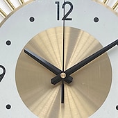 levne kovová dekorace na zeď-velké nástěnné hodiny kovové dekorativní polovina století tiché netikající velké hodiny moderní bytové dekorace do obývacího pokojeložnicejídelna kancelář